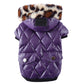 Winter Dog Coat with Fur Collar