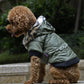 Winter Dog Coat with Fur Collar