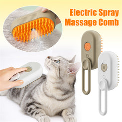 3-in-1 Steam Pet Grooming Brush