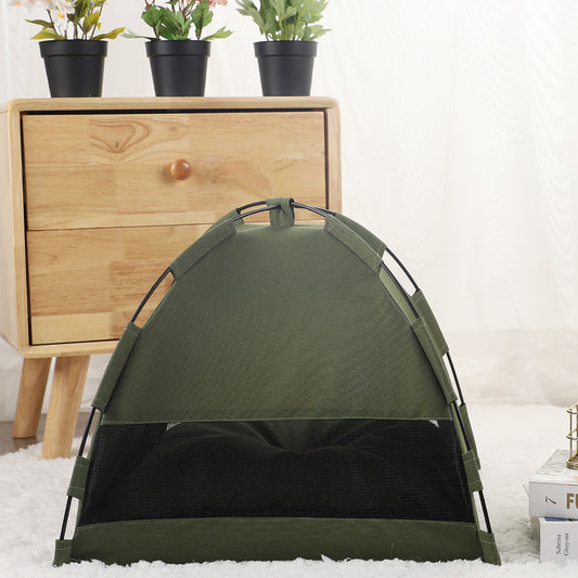 Cat & Dog Tent Bed with Cooling Mat