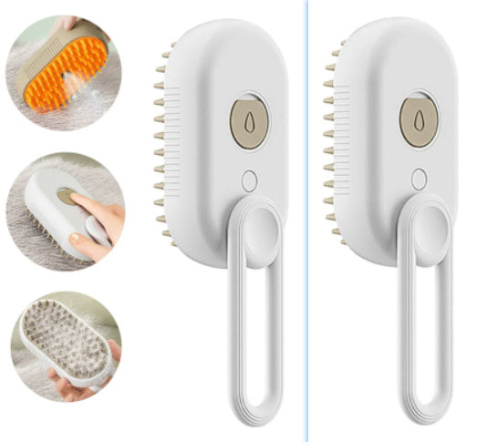 3-in-1 Steam Pet Grooming Brush